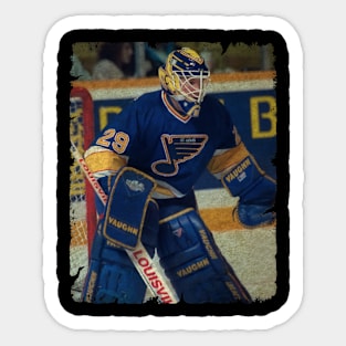 Jim Hrivnak, 1993 in St. Louis Blues (23 GP) Sticker